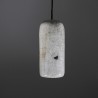 Suspension en céramique raku #179 | Lampe artisanale faite main – Mimeiceramics