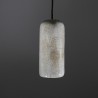 Suspension en céramique raku #179 | Lampe artisanale faite main – Mimeiceramics