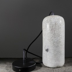 Suspension en céramique raku #179 | Lampe artisanale faite main – Mimeiceramics