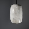 Suspension en céramique raku #178 | Lampe artisanale faite main – Mimeiceramics