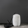 Suspension en céramique raku #178 | Lampe artisanale faite main – Mimeiceramics
