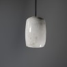 Suspension en céramique raku #178 | Lampe artisanale faite main – Mimeiceramics