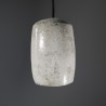Suspension en céramique raku #178 | Lampe artisanale faite main – Mimeiceramics