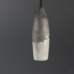 Suspension en céramique raku #177