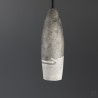 Suspension en céramique raku #177 | Lampe artisanale faite main – Mimeiceramics
