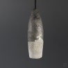 Suspension en céramique raku #177 | Lampe artisanale faite main – Mimeiceramics