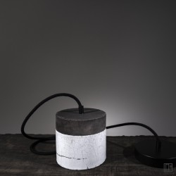 Suspension en céramique raku #151 | Lampe artisanale faite main – Mimeiceramics