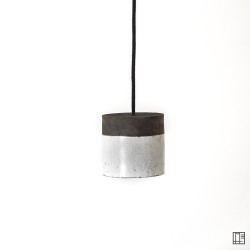 Suspension en céramique raku #151 | Lampe artisanale faite main – Mimeiceramics
