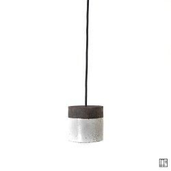 Suspension en céramique raku #151 | Lampe artisanale faite main – Mimeiceramics
