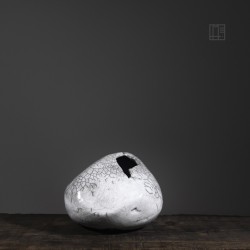 Vase en céramique raku #144