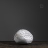 Vase en céramique raku #144 | Pièce unique faite main – Mimeiceramics