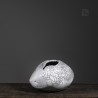 Vase en céramique raku #144 | Pièce unique faite main – Mimeiceramics