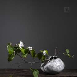 Vase en céramique raku #144