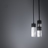 Suspension en céramique raku #148 | Lampe artisanale faite main – Mimeiceramics