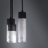 Suspension en céramique raku #148 | Lampe artisanale faite main – Mimeiceramics