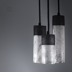 Suspension en céramique raku #148