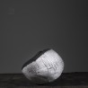 Vase en céramique raku #153 | Pièce unique faite main – Mimeiceramics