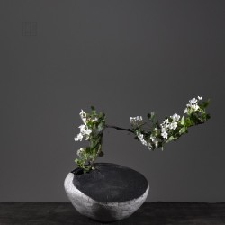 Vase en céramique raku #153