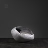 Vase en céramique raku #147 | Pièce unique faite main – Mimeiceramics