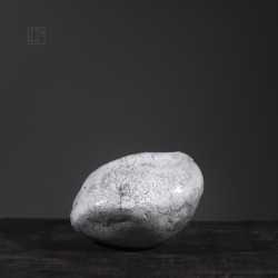 Vase en céramique raku #147 | Pièce unique faite main – Mimeiceramics