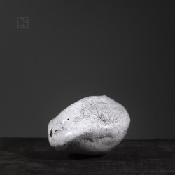 Vase en céramique raku #147 | Pièce unique faite main – Mimeiceramics
