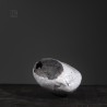 Vase en céramique raku #147 | Pièce unique faite main – Mimeiceramics