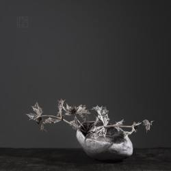 Vase en céramique raku #147