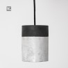 Suspension en céramique raku #152 | Lampe artisanale faite main – Mimeiceramics