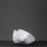 Vase en céramique raku #156 | Pièce unique faite main – Mimeiceramics