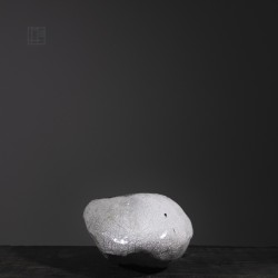 Vase en céramique raku #142 | Pièce unique faite main – Mimeiceramics