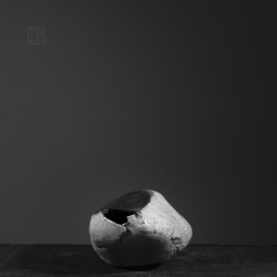 Vase en céramique raku #142 | Pièce unique faite main – Mimeiceramics