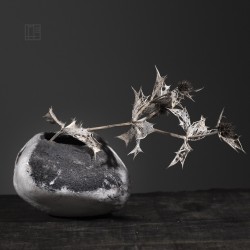 Vase en céramique raku #146