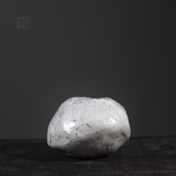Vase en céramique raku #146 | Pièce unique faite main – Mimeiceramics