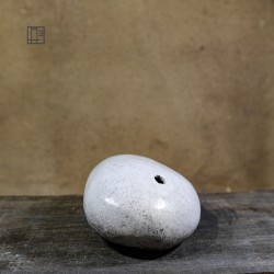 Vase en céramique raku #136 | Pièce unique faite main – Mimeiceramics