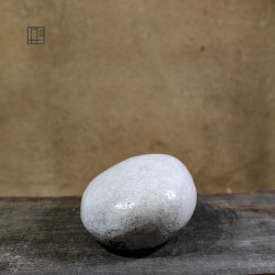Vase en céramique raku #136 | Pièce unique faite main – Mimeiceramics