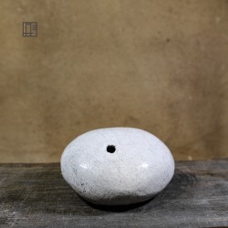 Vase en céramique raku #136 | Pièce unique faite main – Mimeiceramics