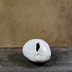 Vase en céramique raku #138 | Pièce unique faite main – Mimeiceramics