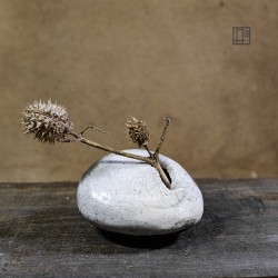 Vase en céramique raku #138