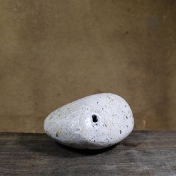 Vase en céramique raku #123 | Pièce unique faite main – Mimeiceramics