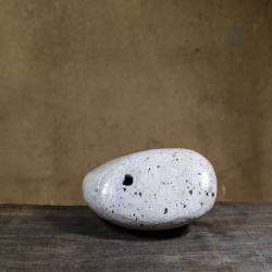 Vase en céramique raku #123 | Pièce unique faite main – Mimeiceramics