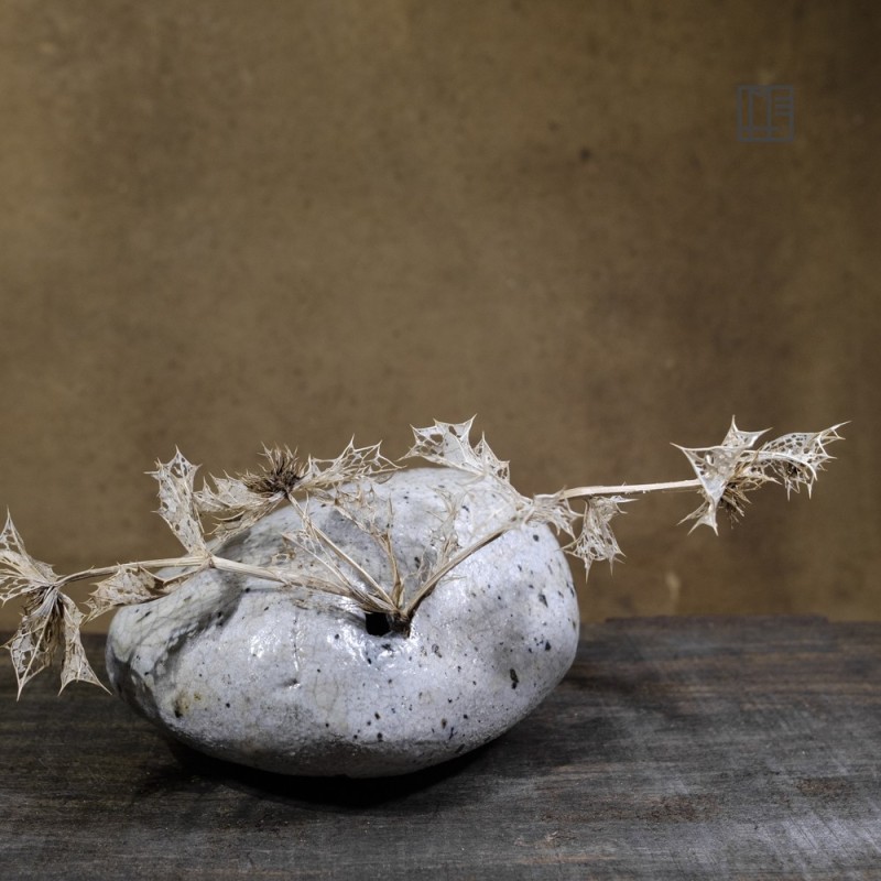 Vase en céramique raku #123