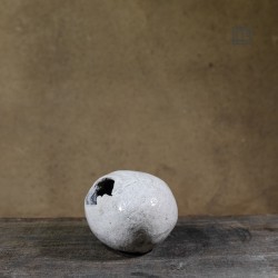 Vase en céramique raku #126 | Pièce unique faite main – Mimeiceramics