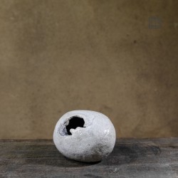 Vase en céramique raku #126 | Pièce unique faite main – Mimeiceramics