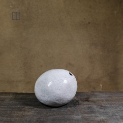 Vase en céramique raku #121| Pièce unique faite main – Mimeiceramics