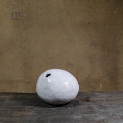 Vase en céramique raku #121| Pièce unique faite main – Mimeiceramics