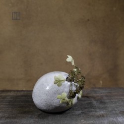 Vase en céramique raku #121