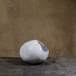Vase en céramique raku #122 | Pièce unique faite main – Mimeiceramics