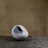 Vase en céramique raku #122 | Pièce unique faite main – Mimeiceramics