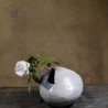 Vase en céramique raku #122