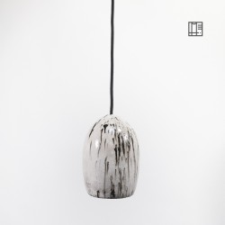 Suspension en céramique raku #124